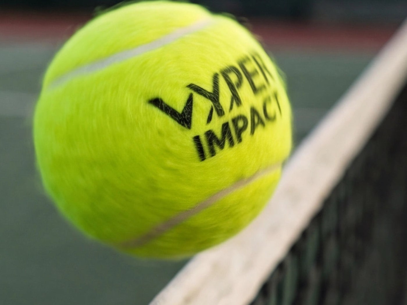 VYPER Impact Padel-Ball am Netz