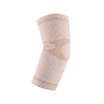 VYPER Padel Sleeve — Beige Ellbogen-Kompressionsbandage, freigestellt auf transparentem Hintergrund